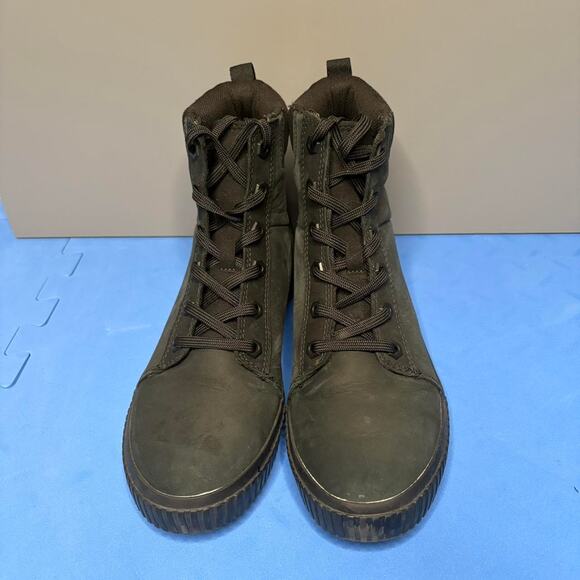 Black Timberland Waterproof Hiking Boots Size US 7 - Picture 3 of 7